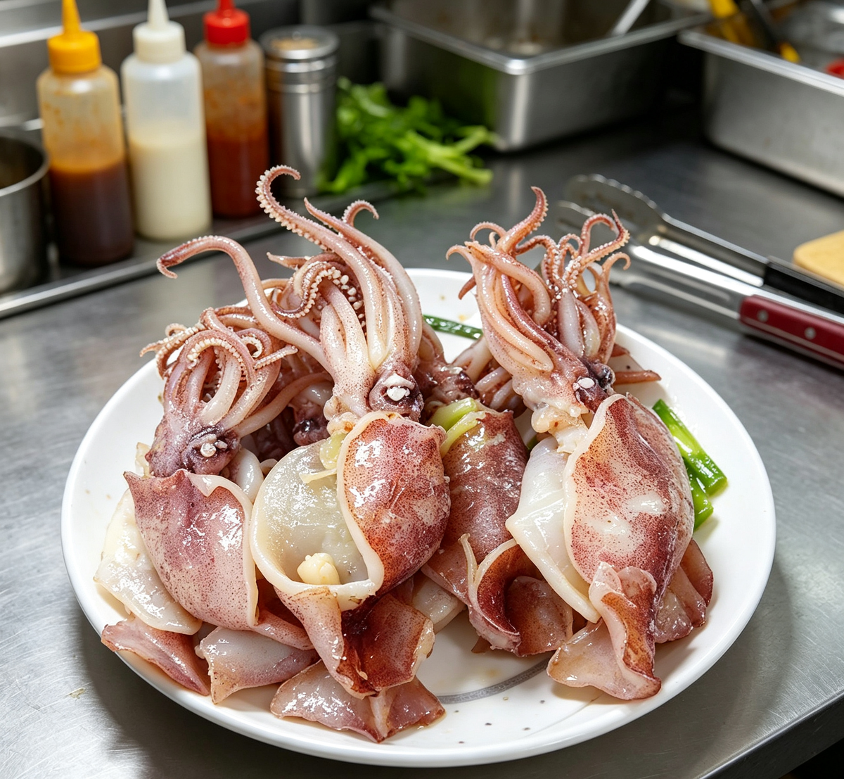 Fresh Raw Squid